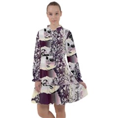 Marina Paper Cut All Frills Dress