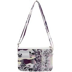 Marina Paper Cut Double Gusset Crossbody Bag