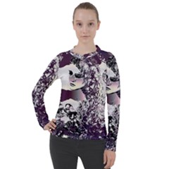 Marina Paper Cut Women s Pique Long Sleeve T-shirt