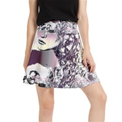 Marina Paper Cut Waistband Skirt