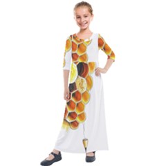 Image-2500x3000 (28) Kids  Quarter Sleeve Maxi Dress by Little21