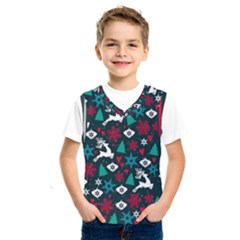 Holiday Season Pattern December Happy Holidays Merry Christmas Winter Family Festive New Year Kids  Basketball Tank Top