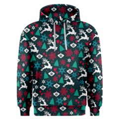 Holiday Season Pattern December Happy Holidays Merry Christmas Winter Family Festive New Year Men s Overhead Hoodie