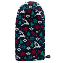 Holiday Season Pattern December Happy Holidays Merry Christmas Winter Family Festive New Year Microwave Oven Glove