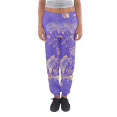 Flower Petal Bouquet Stem Floral Pattern Women s Jogger Sweatpants