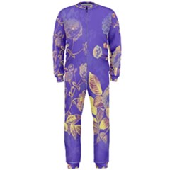 Flower Petal Bouquet Stem Floral Pattern Onepiece Jumpsuit (men)