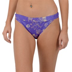 Flower Petal Bouquet Stem Floral Pattern Band Bikini Bottoms