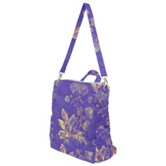 Flower Petal Bouquet Stem Floral Pattern Crossbody Backpack