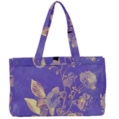 Flower Petal Bouquet Stem Floral Pattern Canvas Work Bag