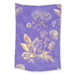 Flower Petal Bouquet Stem Floral Pattern Large Tapestry