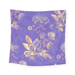 Flower Petal Bouquet Stem Floral Pattern Square Tapestry (small)