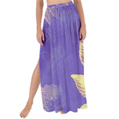 Flower Petal Bouquet Stem Floral Pattern Maxi Chiffon Tie-up Sarong