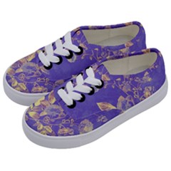 Flower Petal Bouquet Stem Floral Pattern Kids  Classic Low Top Sneakers