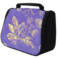 Flower Petal Bouquet Stem Floral Pattern Full Print Travel Pouch (big)