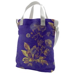 Flower Petal Bouquet Stem Floral Pattern Canvas Messenger Bag