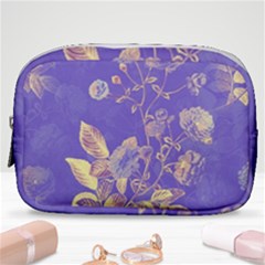 Flower Petal Bouquet Stem Floral Pattern Make Up Pouch (small)