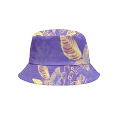 Flower Petal Bouquet Stem Floral Pattern Inside Out Bucket Hat (kids)