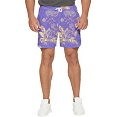 Flower Petal Bouquet Stem Floral Pattern Men s Runner Shorts