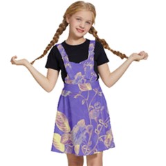 Flower Petal Bouquet Stem Floral Pattern Kids  Apron Dress