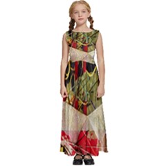 Collage Kids  Satin Sleeveless Maxi Dress