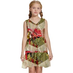 Collage Kids  Sleeveless Tiered Mini Dress