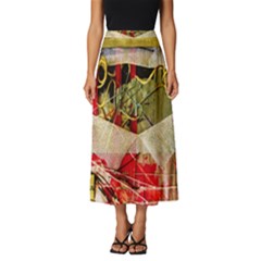 Collage Classic Midi Chiffon Skirt