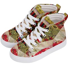 Collage Kids  Hi-top Skate Sneakers