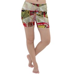 Collage Lightweight Velour Yoga Shorts