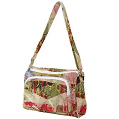 Collage Front Pocket Crossbody Bag