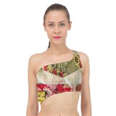 Collage Spliced Up Bikini Top  by bestdesignintheworld