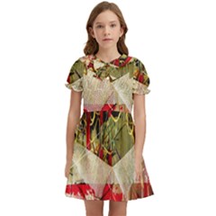 Collage Kids  Bow Tie Puff Sleeve Dress