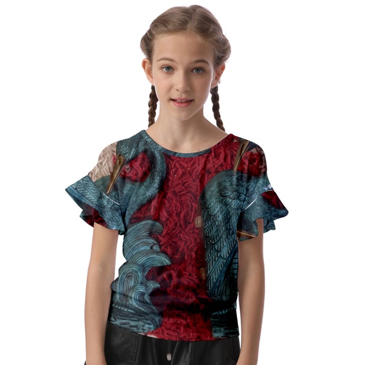 Pxl 20231123 001543615 Kids  Cut Out Flutter Sleeves