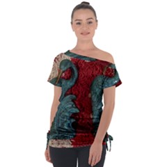 Pxl 20231123 001543615 Off Shoulder Tie-up T-shirt