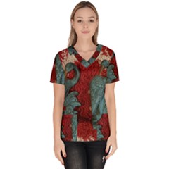 Pxl 20231123 001543615 Women s V-neck Scrub Top