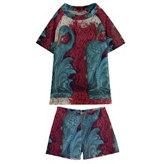 Pxl 20231123 001543615 Kids  Swim T-shirt And Shorts Set