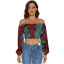 Pxl 20231123 001543615 Long Sleeve Crinkled Weave Crop Top View1