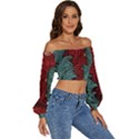 Pxl 20231123 001543615 Long Sleeve Crinkled Weave Crop Top View3