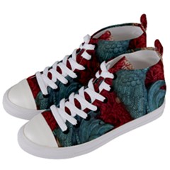 Pxl 20231123 001543615 Women s Mid-top Canvas Sneakers by bestdesignintheworld