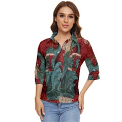 Pxl 20231123 001543615 Women s Quarter Sleeve Pocket Shirt