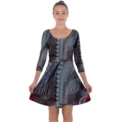 Pxl 20231123 001607591 Quarter Sleeve Skater Dress