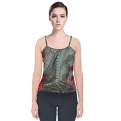 Pxl 20231123 001607591 Velvet Spaghetti Strap Top