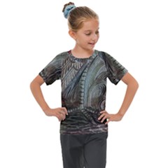 Pxl 20231123 001607591 Kids  Mesh Piece T-shirt