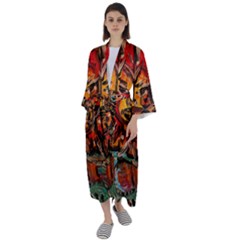 Image Maxi Satin Kimono by bestdesignintheworld