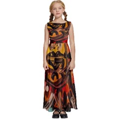 Image Kids  Satin Sleeveless Maxi Dress