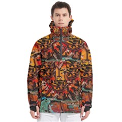 Image Men s Pullover Zip Ski And Snowboard Waterproof Breathable Jacket