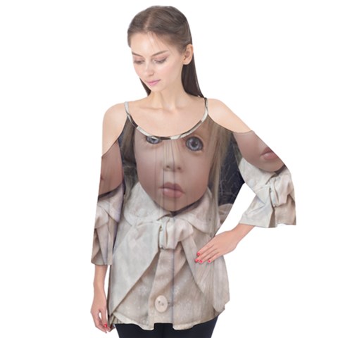 Amber Flutter Sleeve T-shirt by bestdesignintheworld