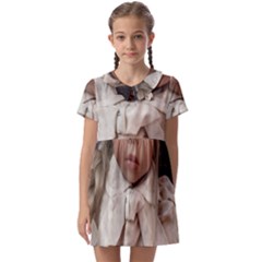 Amber Kids  Asymmetric Collar Dress