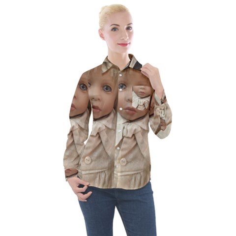 Amber Women s Long Sleeve Pocket Shirt by bestdesignintheworld