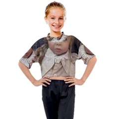 Amber Kids Mock Neck T-shirt