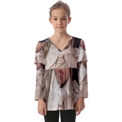 Amber Kids  V Neck Casual Top